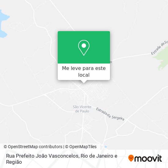 Rua Prefeito João Vasconcelos mapa