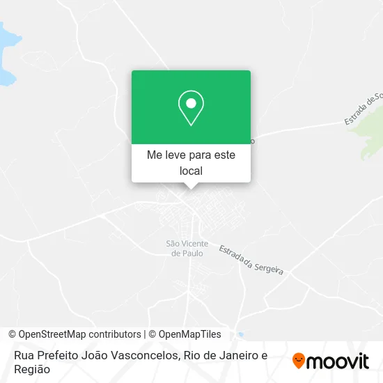 Rua Prefeito João Vasconcelos mapa