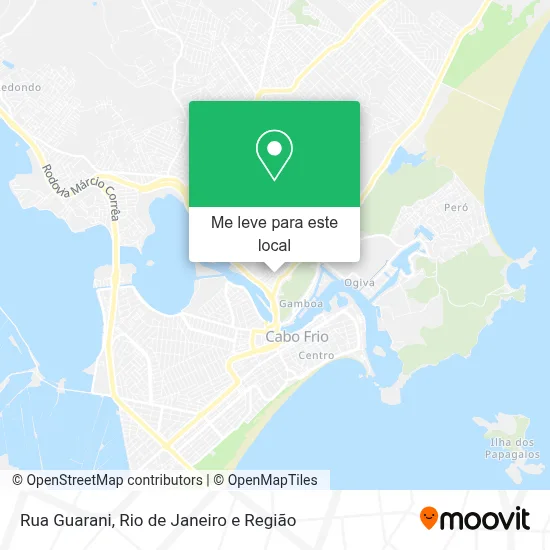 Rua Guarani mapa