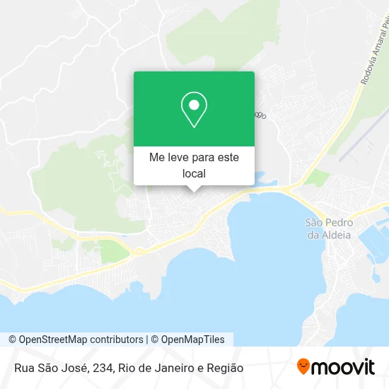 Rua São José, 234 mapa