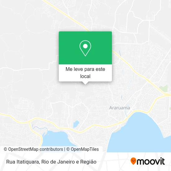 Rua Itatiquara mapa