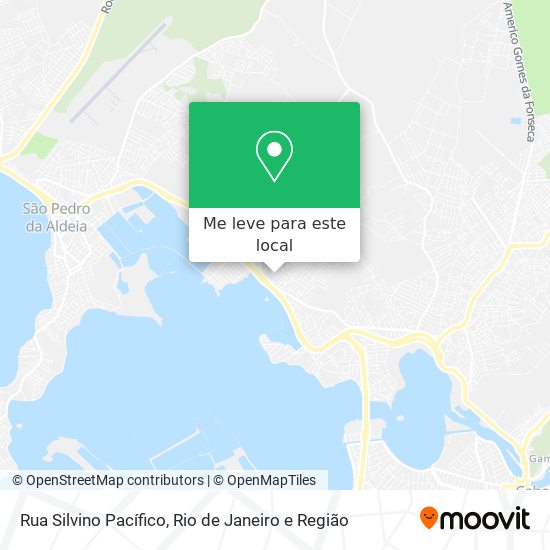 Rua Silvino Pacífico mapa