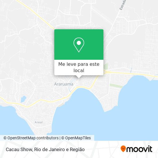 Cacau Show mapa
