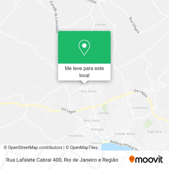 Rua Lafaiete Cabral 400 mapa