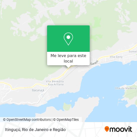 Itinguçú mapa