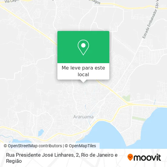 Rua Presidente José Linhares, 2 mapa