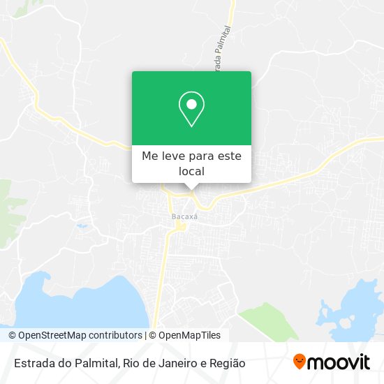 Estrada do Palmital mapa
