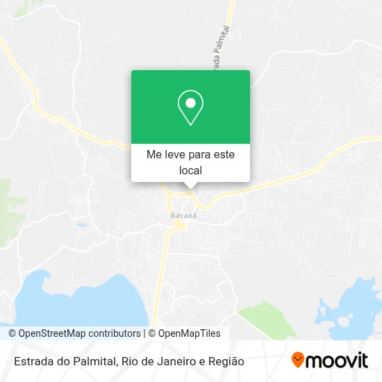 Estrada do Palmital mapa