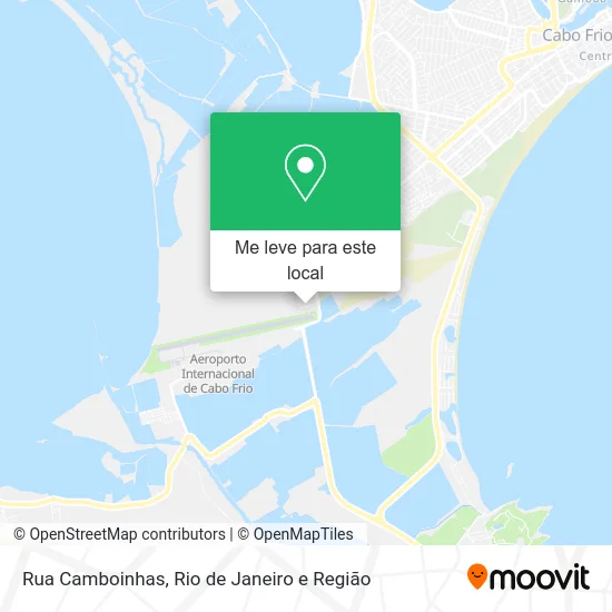 Rua Camboinhas mapa