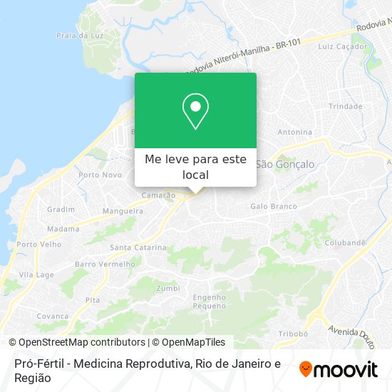 Pró-Fértil - Medicina Reprodutiva mapa