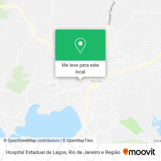 Hospital Estadual de Lagos mapa