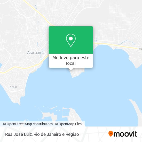 Rua José Luiz mapa