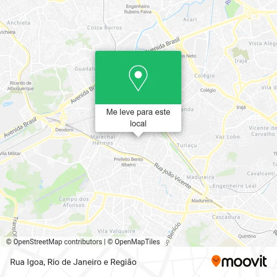Rua Igoa mapa