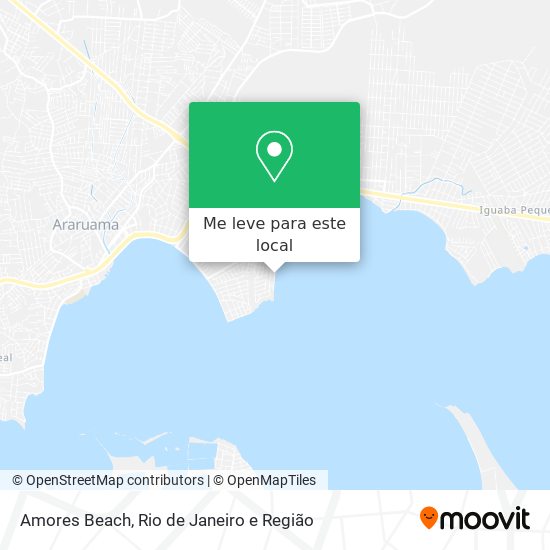 Amores Beach mapa