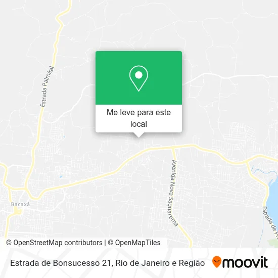 Estrada de Bonsucesso 21 mapa