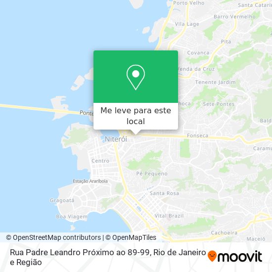 Rua Padre Leandro Próximo ao 89-99 mapa