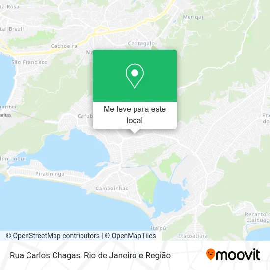 Rua Carlos Chagas mapa