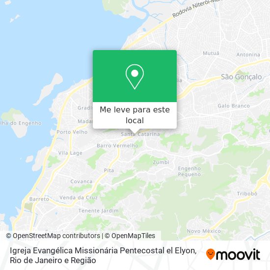 Igreja Evangélica Missionária Pentecostal el Elyon mapa