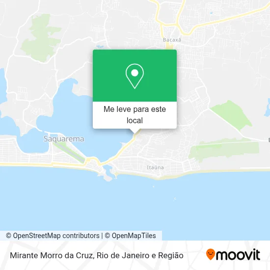 Mirante Morro da Cruz mapa