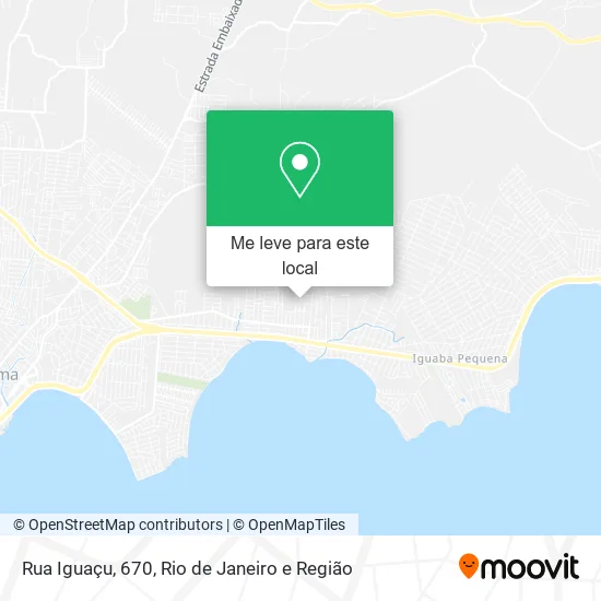 Rua Iguaçu, 670 mapa