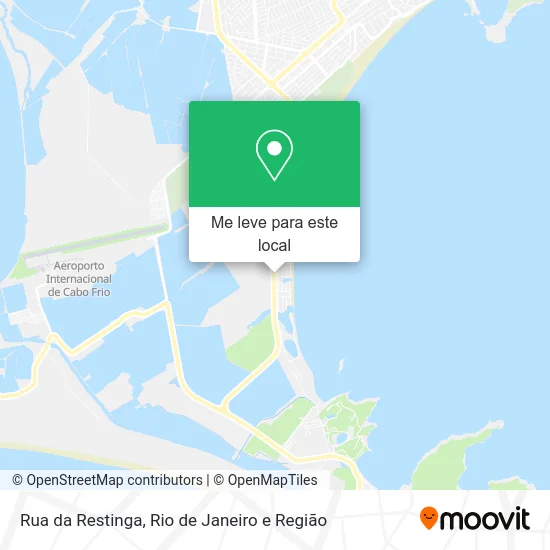Rua da Restinga mapa