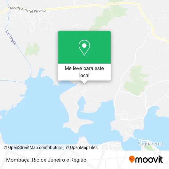 Mombaça mapa