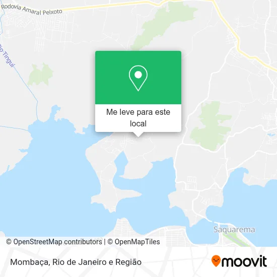 Mombaça mapa