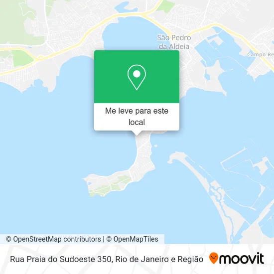 Rua Praia do Sudoeste 350 mapa