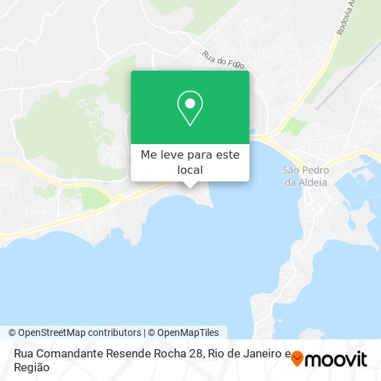 Rua Comandante Resende Rocha 28 mapa