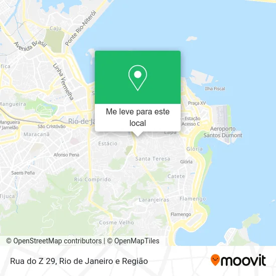 Rua do Z 29 mapa