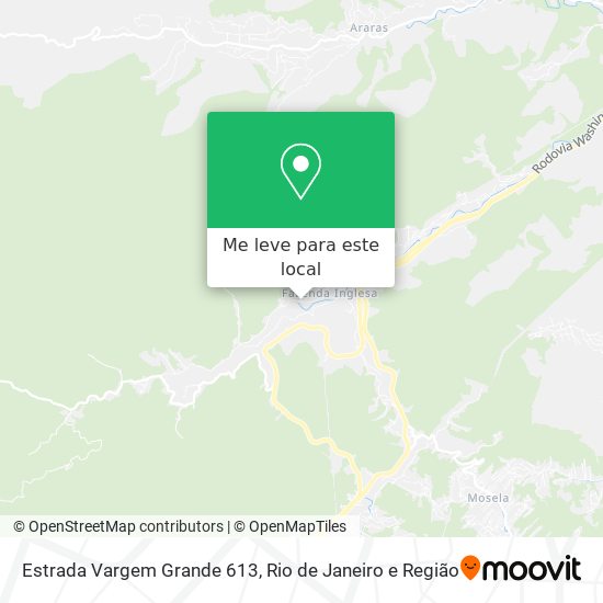 Estrada Vargem Grande 613 mapa