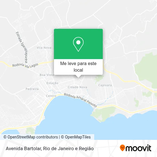 Avenida Bartolar mapa
