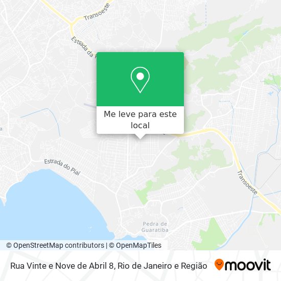 Rua Vinte e Nove de Abril 8 mapa