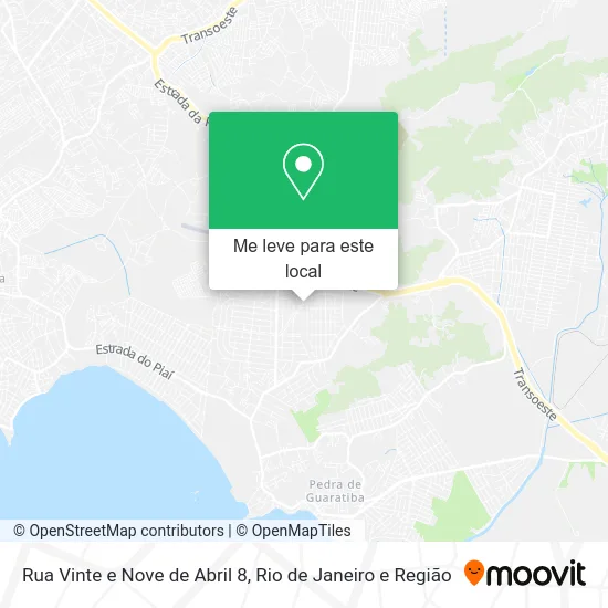 Rua Vinte e Nove de Abril 8 mapa