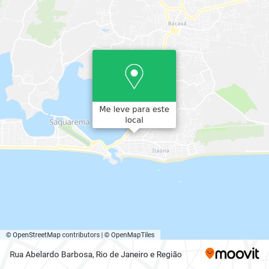 Rua Abelardo Barbosa mapa