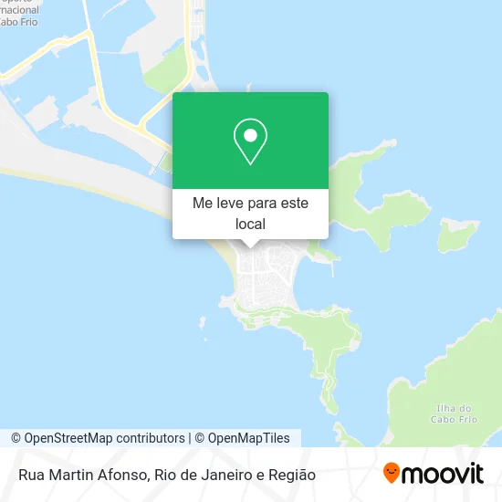 Rua Martin Afonso mapa