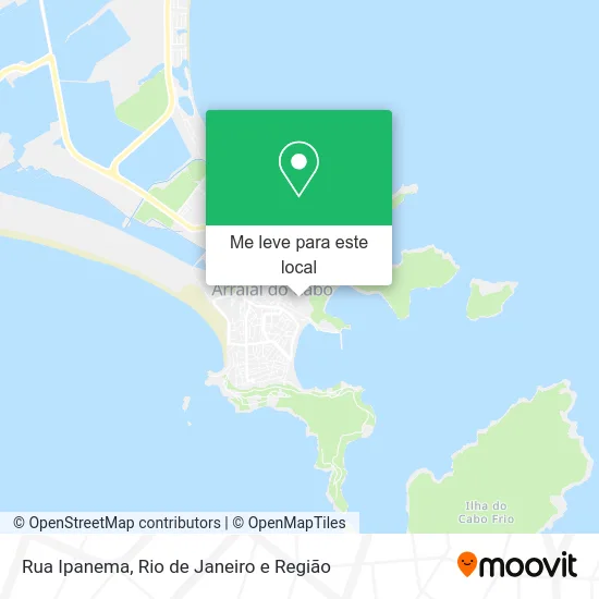 Rua Ipanema mapa