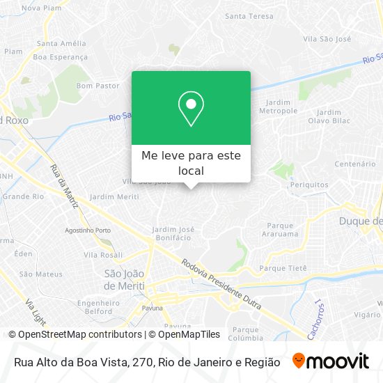 Rua Alto da Boa Vista, 270 mapa