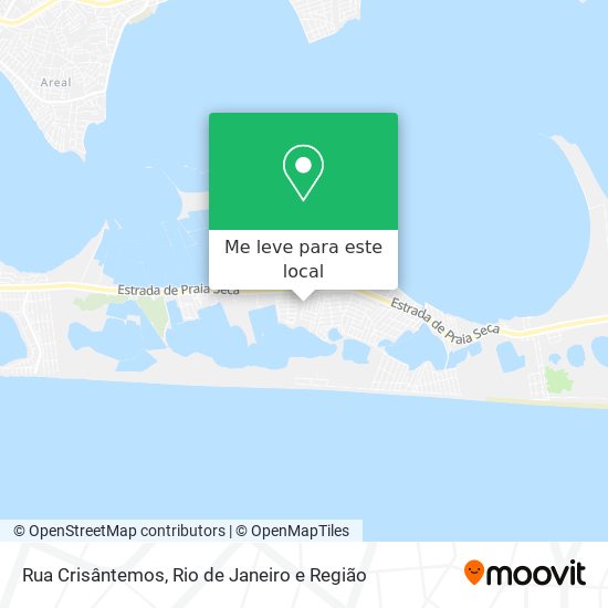 Rua Crisântemos mapa