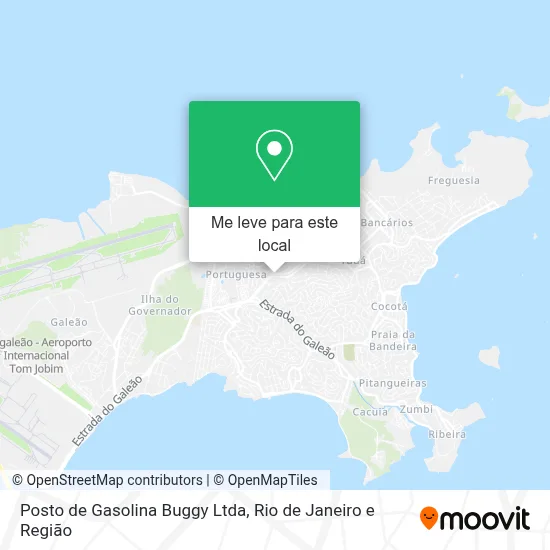 Posto de Gasolina Buggy Ltda mapa