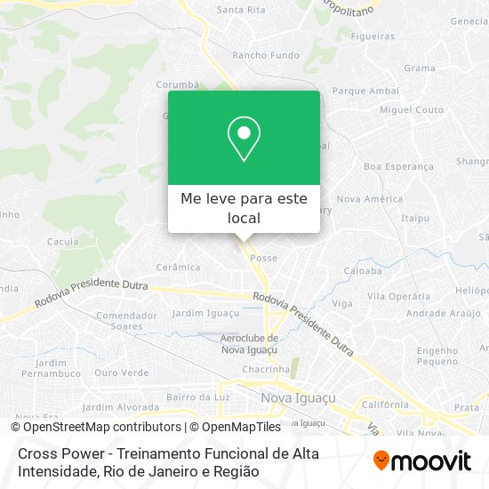 Cross Power - Treinamento Funcional de Alta Intensidade mapa