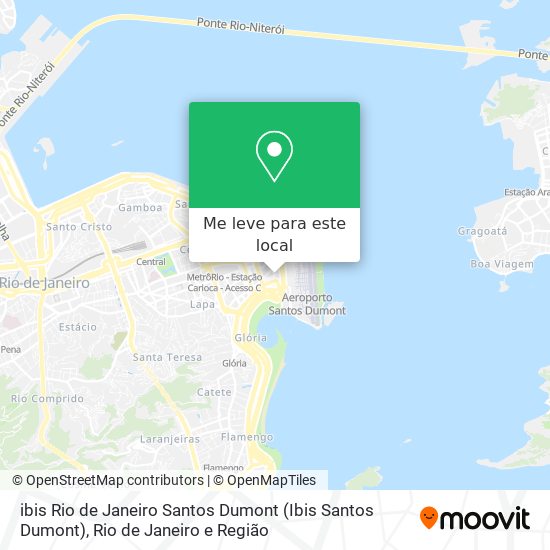 ibis Rio de Janeiro Santos Dumont (Ibis Santos Dumont) mapa