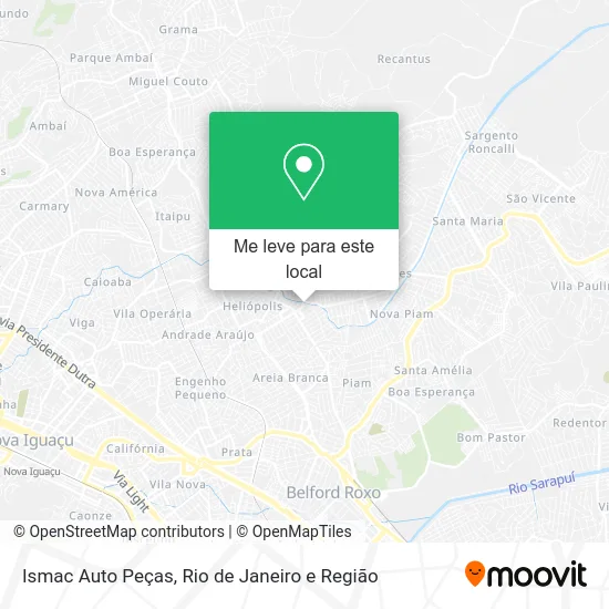 Ismac Auto Peças mapa