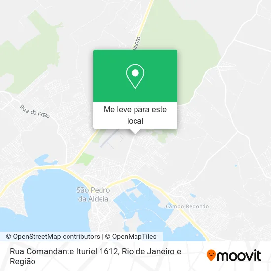 Rua Comandante Ituriel 1612 mapa