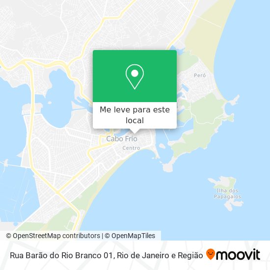 Rua Barão do Rio Branco 01 mapa