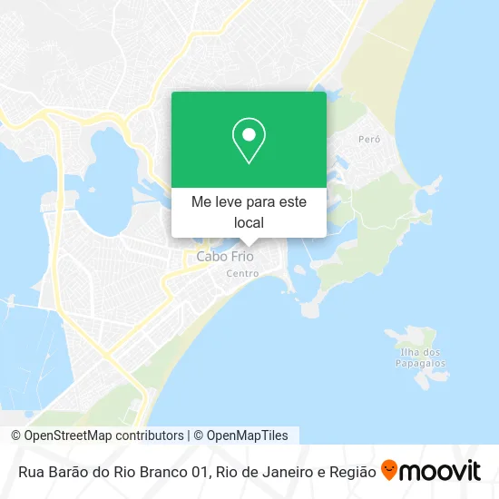 Rua Barão do Rio Branco 01 mapa
