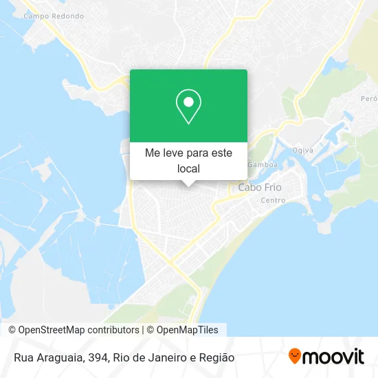 Rua Araguaia, 394 mapa