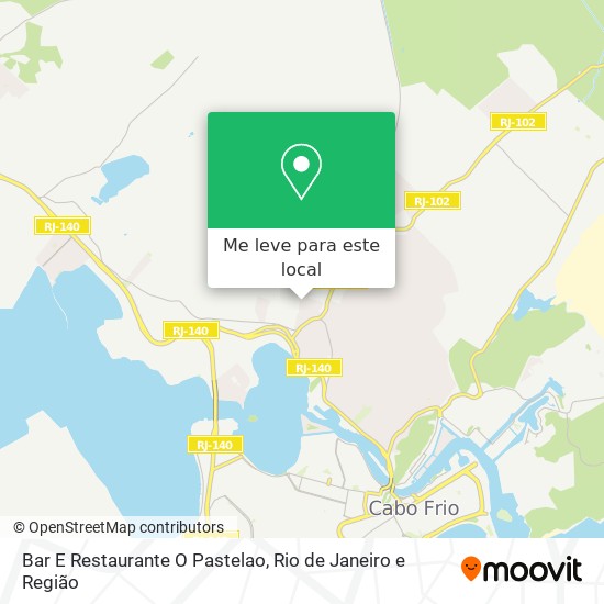 Bar E Restaurante O Pastelao mapa