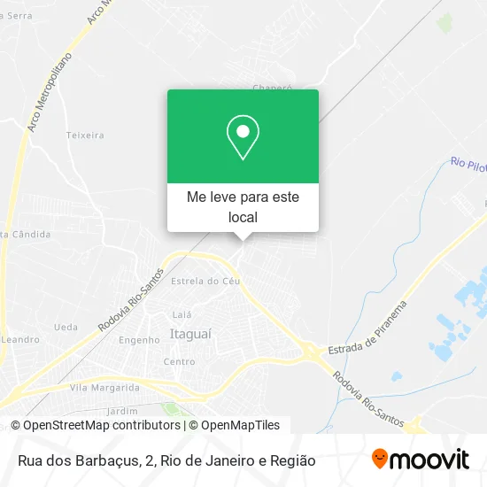 Rua dos Barbaçus, 2 mapa