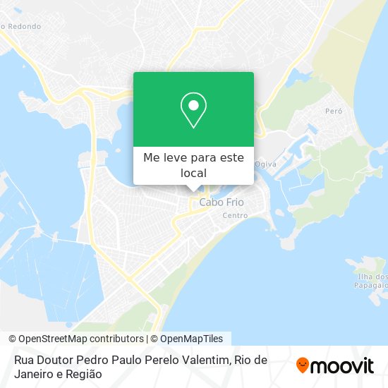 Rua Doutor Pedro Paulo Perelo Valentim mapa
